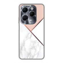 Мраморный чехол на Infinix Hot 40 (VPrint) (Тройной мрамор)