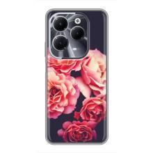 Чехлы с тематикой "ЦВЕТЫ" на Infinix Hot 40 (Бутоны)