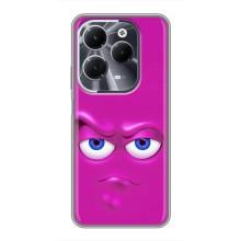 Силиконовые Чехлы (смешные стикеры) для Infinix Hot 40 – Хитрая мордочка