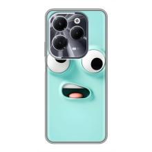 Силиконовые Чехлы (смешные стикеры) для Infinix Hot 40 – мордочка