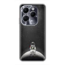 Силіконовый Чохол з принтом "Космонавти" на Infinix Hot 40 – Космонавт романтик