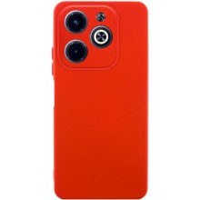Чехол TPU GETMAN Liquid Silk Full Camera для Infinix Hot 40i – Красный