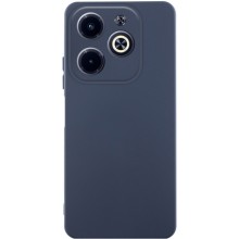 Чехол TPU GETMAN Liquid Silk Full Camera для Infinix Hot 40i – Синий