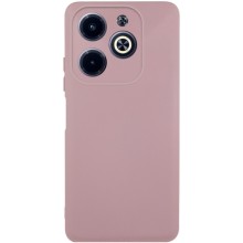 Чехол TPU GETMAN Liquid Silk Full Camera для Infinix Hot 40i – Розовый