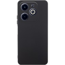 Чехол TPU GETMAN Liquid Silk Full Camera для Infinix Hot 40i – Черный