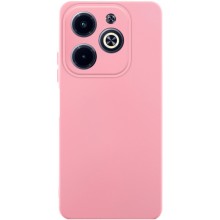 Чехол TPU GETMAN Liquid Silk Full Camera для Infinix Hot 40i – Розовый