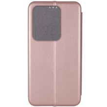 Кожаный чехол-книжка Classy для Infinix Hot 40i / Spark Go 2024 / Spark 20 – Rose Gold