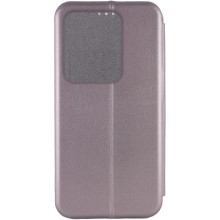 Кожаный чехол-книжка Classy для Infinix Hot 40i / Spark Go 2024 / Spark 20 – Серый
