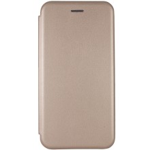 Кожаный чехол-книжка Classy для Infinix Hot 40i / Spark Go 2024 / Spark 20 – Золотой