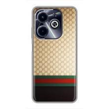 Чехлы Бренд GUCCI для Infinix Hot 40i – Фон Гуччи