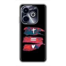 Чехлы для Infinix Hot 40i (Для Христиан) – Атрибутика