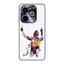 Чехлы Месси для Infinix Hot 40i (AlphaPrint) (Messi Barca)