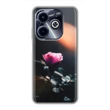Чехлы с принтом Розочки для Infinix Hot 40i – Цветок ночной