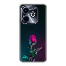 Чехлы с принтом Розочки для Infinix Hot 40i – Ночная роза