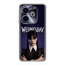 Чехлы с принтом Уэнсдей на Infinix Hot 40i – Wednesdey
