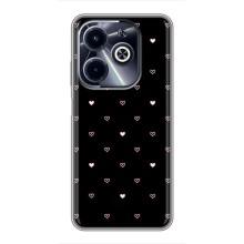 Чехлы с тематикой "Маленькие Сердечки" на Infinix Hot 40i (Маленькие сердечки)