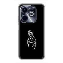 Чехлы (Знак сердечка) на Infinix Hot 40i – Знак Сердечка