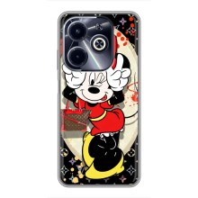 Чехол Disney Mouse Infinix Hot 40i (PREMIUMPrint) – Минни peace