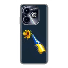 Чехол для Патриота Украины Infinix Hot 40i - (AlphaPrint) (Коктейль молотова)