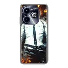 Чохол з картинкою "Герой Pubg" на Infinix Hot 40i – Man Пубг