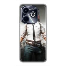 Чохол з картинкою "Герой Pubg" на Infinix Hot 40i – Пабг