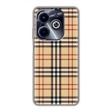 Чехол с Брендами одежды на Инфиникс ХОТ 40i – Burberry стиль