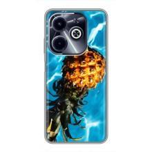 Чохол з зображенням смачної їжі для Infinix Hot 40i – Ананас