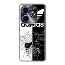 Чехол в стиле "Адидас" для Инфиникс ХОТ 40i – Adidas шнурки