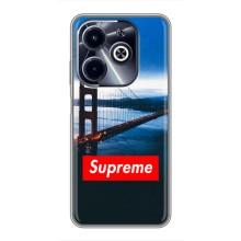 Чехол для Infinix Hot 40i с картинкой Supreme (AlphaPrint)