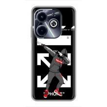 Чехол для Infinix Hot 40i с картинкой Supreme (AlphaPrint)