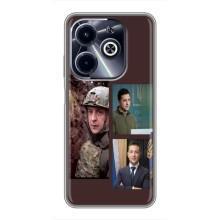 Чохол для Infinix Hot 40i (AlphaPrint - с принтом Зеленського)