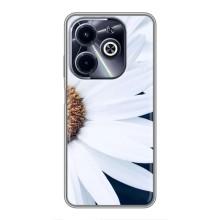 Чохол з ромашками на Infinix Hot 40i – Пів ромашки