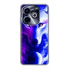 Чехол с Волком на Infinix Hot 40i – Арт-Волк