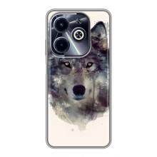 Чехол с Волком на Infinix Hot 40i – Волк