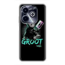 Чехол Супергерои Марвел на Инфиникс ХОТ 40i (Groot)
