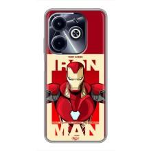 Чехол Супергерой Железный человек на Infinix Hot 40i – Iron man