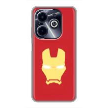 Чехол Супергерой Железный человек на Infinix Hot 40i – Man