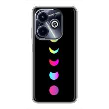 Чехол (ТПУ) с планетами на Infinix Hot 40i – Полнолуние