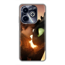 Чохол дракон Беззубик для Infinix Hot 40i – Беззубик і Гикавка