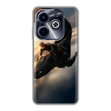 Чохол дракон Беззубик для Infinix Hot 40i – Політ Беззубика