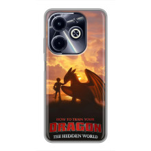 Чохол дракон Беззубик для Infinix Hot 40i – Постер Беззубика