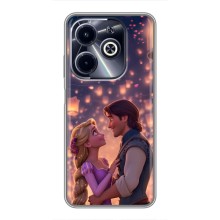 Чехол Рапунцель для Infinix Hot 40i (Принцесса и принц)
