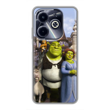 Чохол з мультфільмом Шрек на Infinix Hot 40i