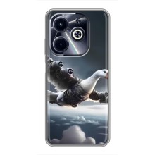 Чехол с мемом Тралалело тралала на Infinix Hot 40i (Бомбардини гусини)