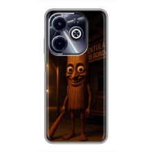 Чехол с мемом Тралалело тралала на Infinix Hot 40i (Тунг тунг тунг сахур)
