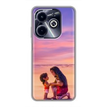 Чехол с мультфильмом Моана Infinix Hot 40i (Моана и Симеа)