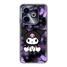 Чехол с персонажем Куроми на Infinix Hot 40i – Куроми на черном