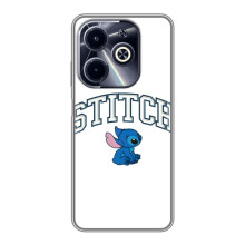 Чохол з принтом Стіч на Infinix Hot 40i – Стіч лого