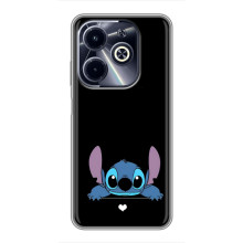 Чохол з принтом Стіч на Infinix Hot 40i – Стіч на чорному