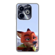 Чехол Зоотрополіс на Infinix Hot 40i – Лис Ник